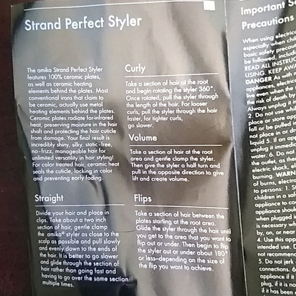 NIP amika Strand Perfect Ceramic Styler - Picture 8 of 8